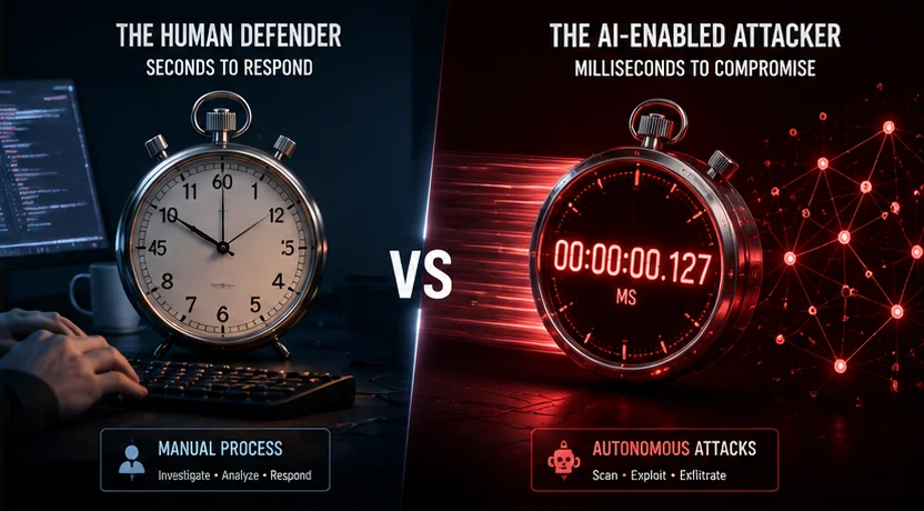 AI-enabled attacker tradecraft compressing breakout time across reconnaissance, phishing, and evasion